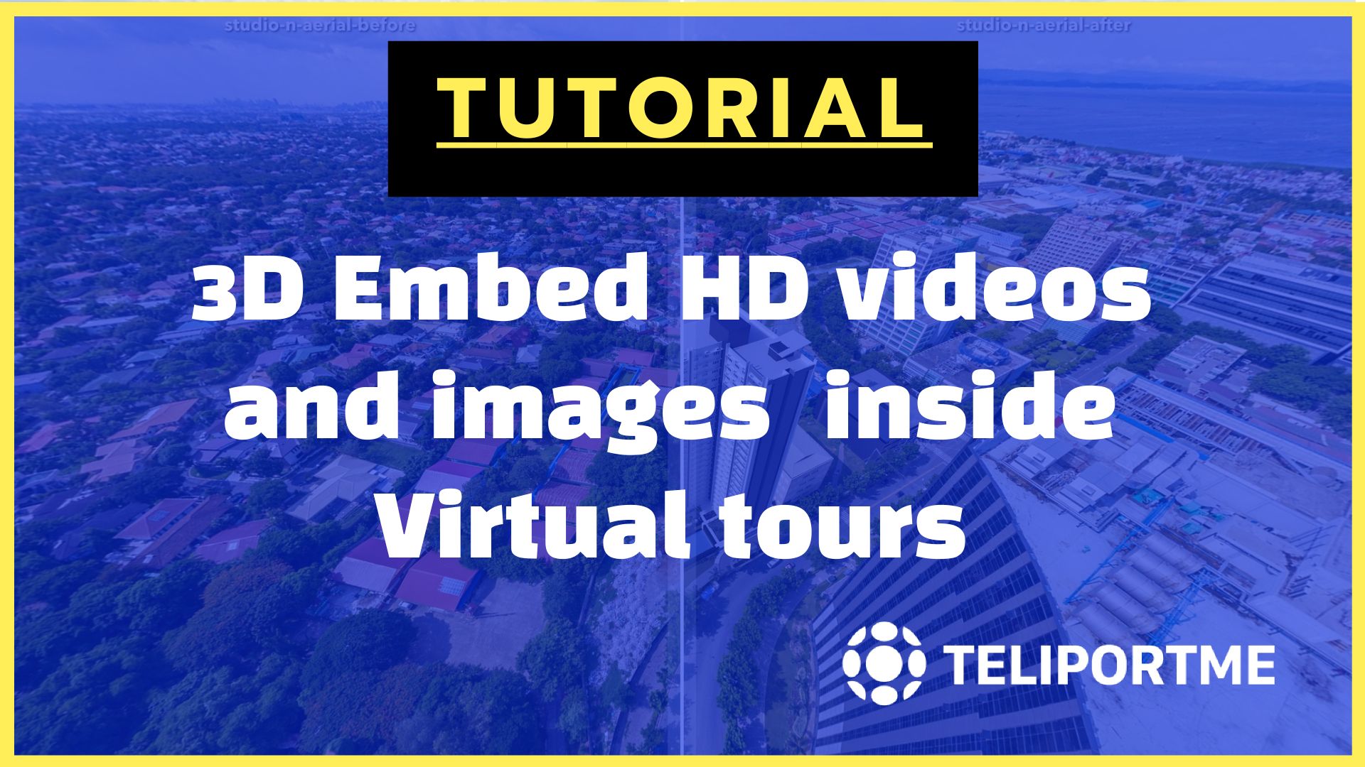 Magic Embed: Embedding videos in 3D inside your virtual tour.